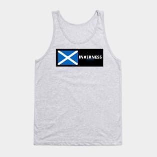 Inverness City with Scottish Flag Tank Top